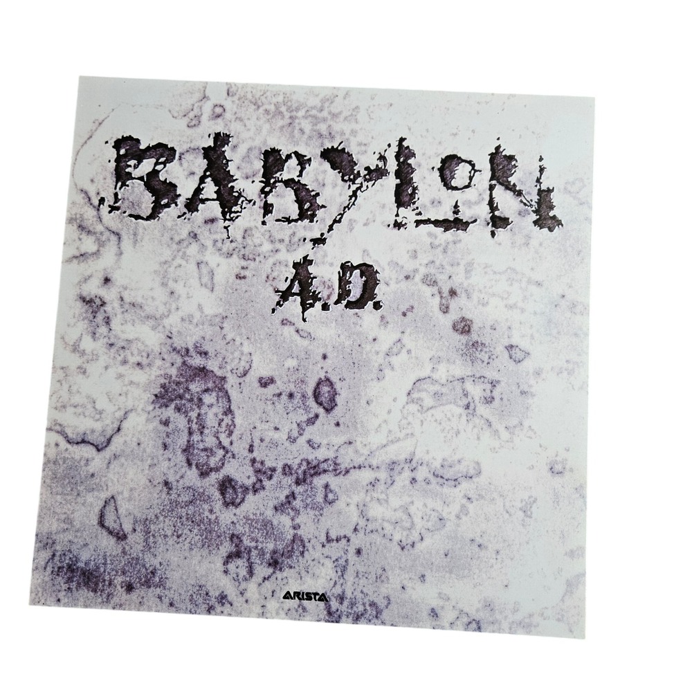 Babylon A.D. Back in Babylon 1989 Promo Flat Album Poster 12x12 D/S Arista‎